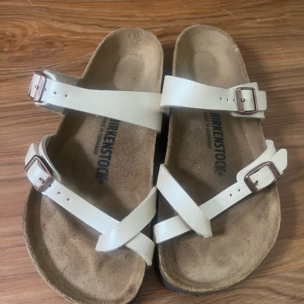 Birkenstock White Sandals